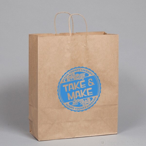 Natural Kraft Paper Custom PRINTED